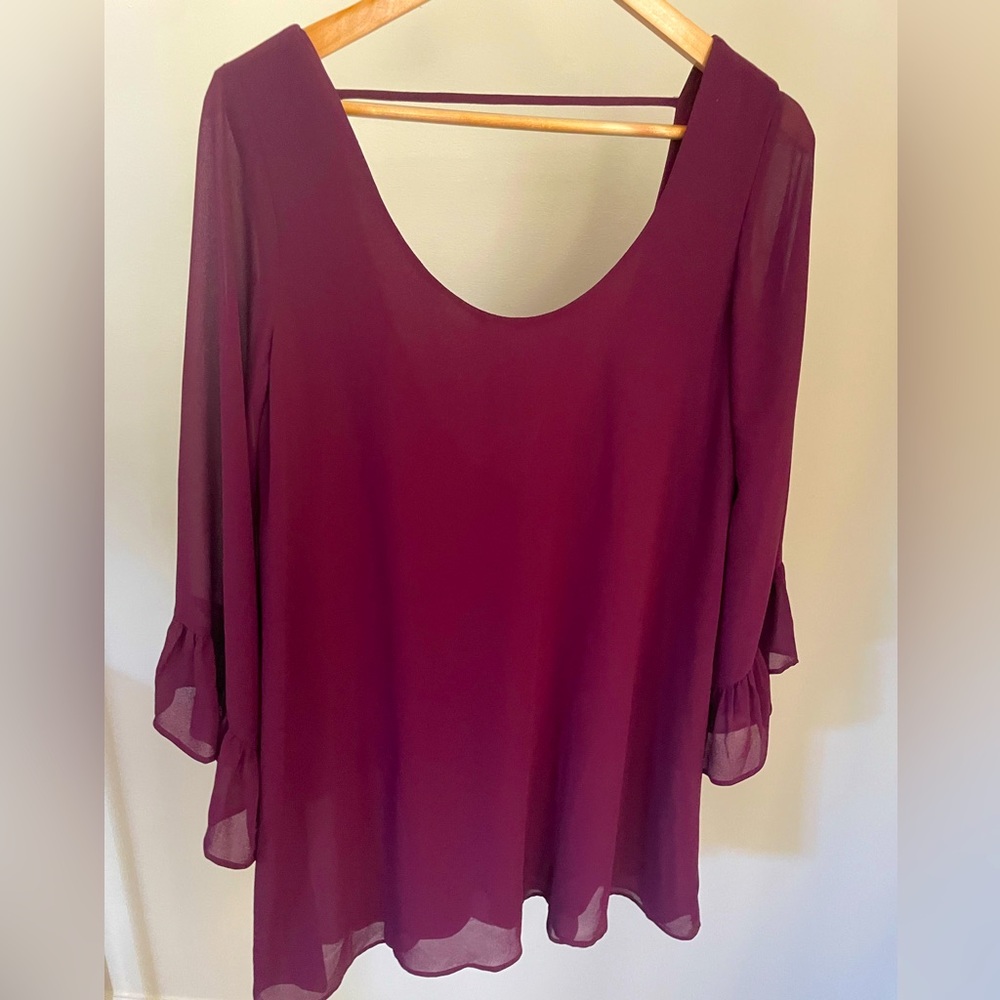 Show Me Your MuMu Plum Dress NWT